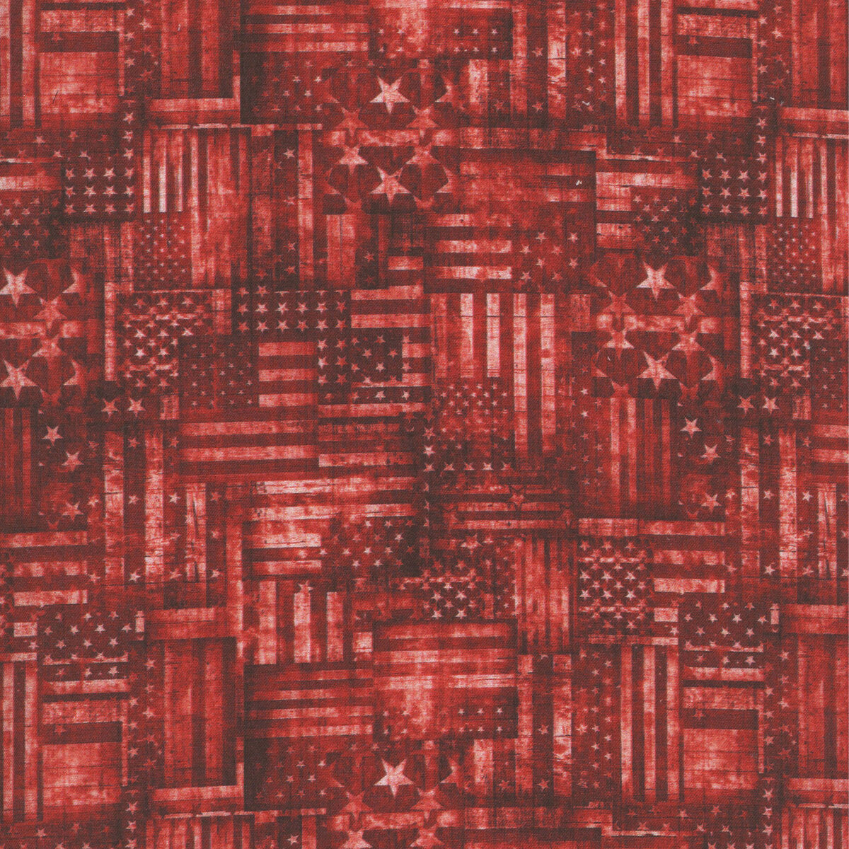 American Country - Red by Quilting Treasures