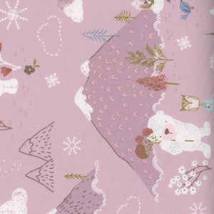 Winter Days Flannel - Mauve by Robert Kaufman