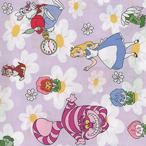Alice and Friends Among Daisies - Purple Novelty by Miscellaneous