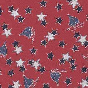 Sail Boats - Red Patriotic by Miscellaneous