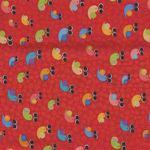 Hip Hop - Red Novelty by Quilting Treasures