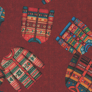 Christmas Party Animals - Red Christmas by Quilting Treasures