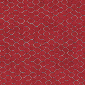 Country Blue - Red Geometric by Wilmington Prints