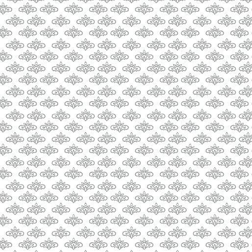 Simply Blessed - Tiny Crowns White/Grey by Benartex