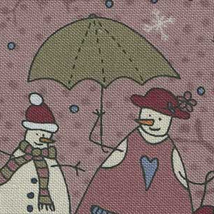 Frosty Friends - Pink Fat Quarter | RJR 3100-2