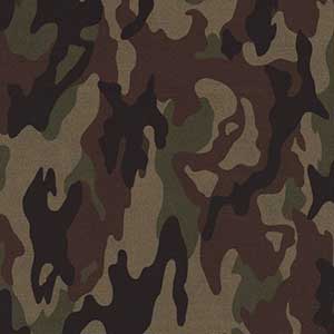 Crazy for Camo - Brown Novelty 108" Wide Back by Northcott