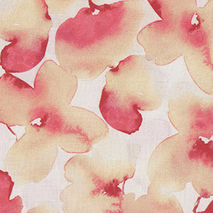 Belle - Peach Floral 108" Wide Back by P&B Textiles