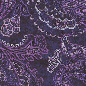 Parkside - Purple Geometric 118" Wide Back by Henry Glass