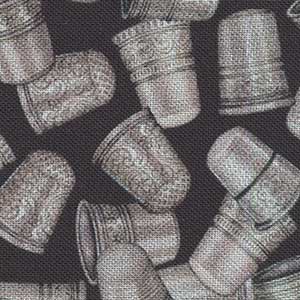 Sew Lovely - Black Novelty | Quilting Treasures 28380-J