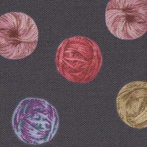 Knit N' Purl - Black Novelty | Windham Fabrics 51608-3