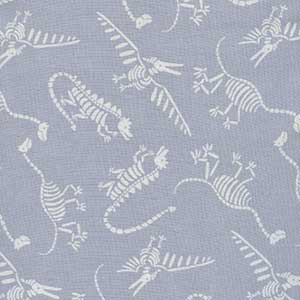 Dinosaur Kingdom - Gray Novelty Fat Quarter by Henry Glass