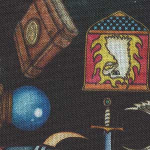 Dragon Quest - Black Novelty | Quilting Treasures 28808-J