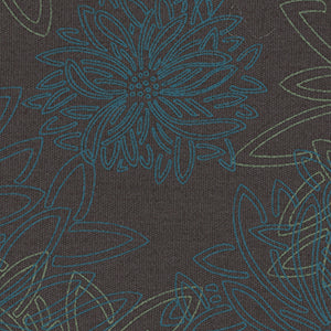 AGF Floral Elements - Black Floral Fat Quarter | Miscellaneous FE-505-DEEP OCEAN