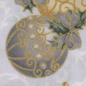 Hoffman Print - Gray Christmas Fat Quarter | Hoffman California V7168-C674