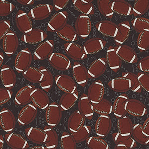 Game On - Black Novelty Fat Quarter by Blank Quilting