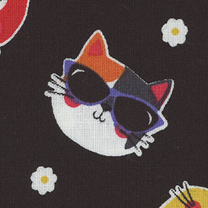 Fe-Line Frisky - Black Novelty | Wilmington Prints 68581-914