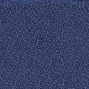 Essentials Crescent Swirl - Blue Blender Fat Quarter by Wilmington Prints