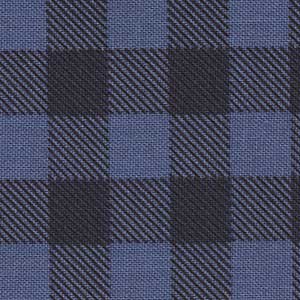 Essentials Buffalo Check - Blue Geometric | Wilmington Prints 39148-494