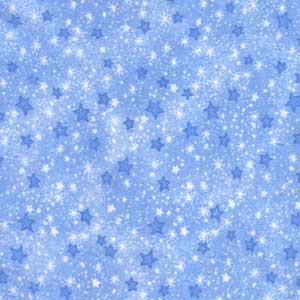 Comfy Prints Flannel - Blue Blender Fat Quarter by AE Nathan