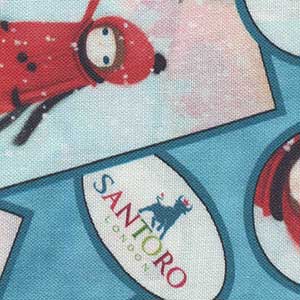 Warm Wishes - Blue Christmas Fat Quarter | Quilting Treasures 27496-Q