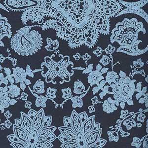 Everyday Prints - Blue Floral Fat Quarter by Benartex