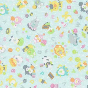 MofPof - Blue Novelty Fat Quarter by RJR