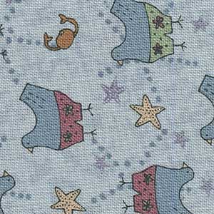 Summer Holiday - Blue Novelty Fat Quarter | RJR 3202-2