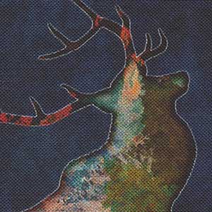 Untamed - Blue Fat Quarter | Quilting Treasures 28531-N