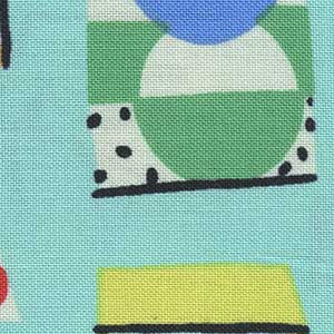 Bits and Pieces - Blue Geometric Fat Quarter | Michael Miller DC8470-MINT