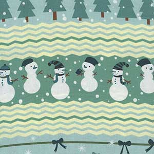 Winter Parade - Blue Christmas Fat Quarter by Michael Miller