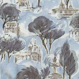 Fresh Air - Blue Novelty Fat Quarter by Michael Miller