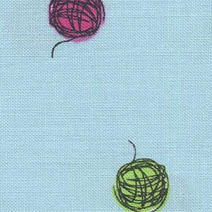 Spin - Blue Novelty Fat Quarter | Michael Miller DC8199-SKYX
