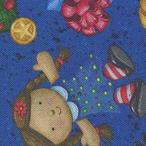 Jolly Ol' Santa - Blue Christmas | Quilting Treasures 28814-N