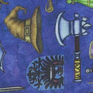 Dragon Quest - Blue Novelty | Quilting Treasures 28808-W