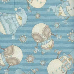 I Love Sn'Gnomies - Blue Christmas Fat Quarter by Henry Glass