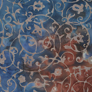 Banyan Batiks at Dusk - Hickory Plumb Fat Quarter by Northcott