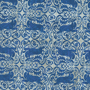 Nature's Winter - Blue Geometric Fat Quarter by In the Beginning