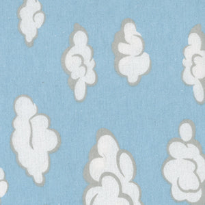 Comfy Prints Flannel - Blue Novelty Fat Quarter by AE Nathan