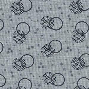 Snowman Gatherings IV - Blue Geometric | Moda 49253-12