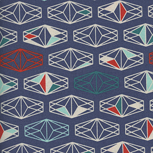 Rifle Paper Co. Cotton and Steel - Blue Geometric Fat Quarter by Riley Blake Designs