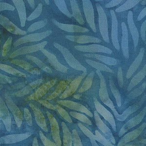 Bali Island Batiks - Blue Floral | Island Batiks 112411525-BLUE