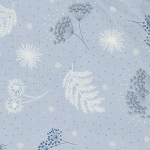 The Secret Winter Garden - Blue Floral Fat Quarter by Miscellaneous