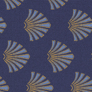 Vintage Cloth - Blue Geometric | Free Spirit PWSK087-VONDEL