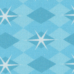 Claus For Celebration - Holiday Sparkles Turquoise | Patrick Lose Fabrics 10562-60