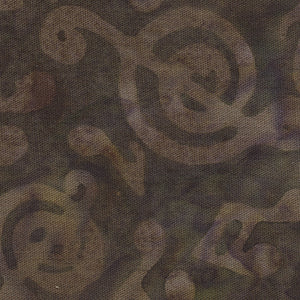 Banyan Music Notes - Brown Blender Fat Quarter | Northcott 80570-78