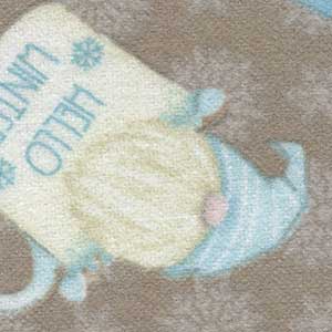 I Love Sn'Gnomies - Brown Christmas Fat Quarter | Henry Glass F9640-33