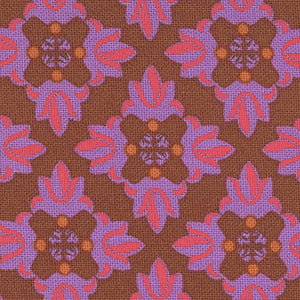 Vintage Cloth - Brown Geometric | Free Spirit PWSK077-CHATEAU