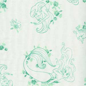 Disney Forever Princesses - White Novelty Fat Quarter by Camelot Fabrics