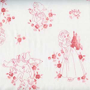 Disney Forever Princesses - White Novelty Fat Quarter by Camelot Fabrics