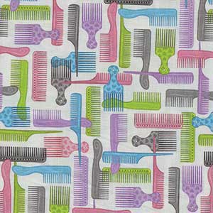A Cut Above - White Novelty Fat Quarter by Quilting Treasures